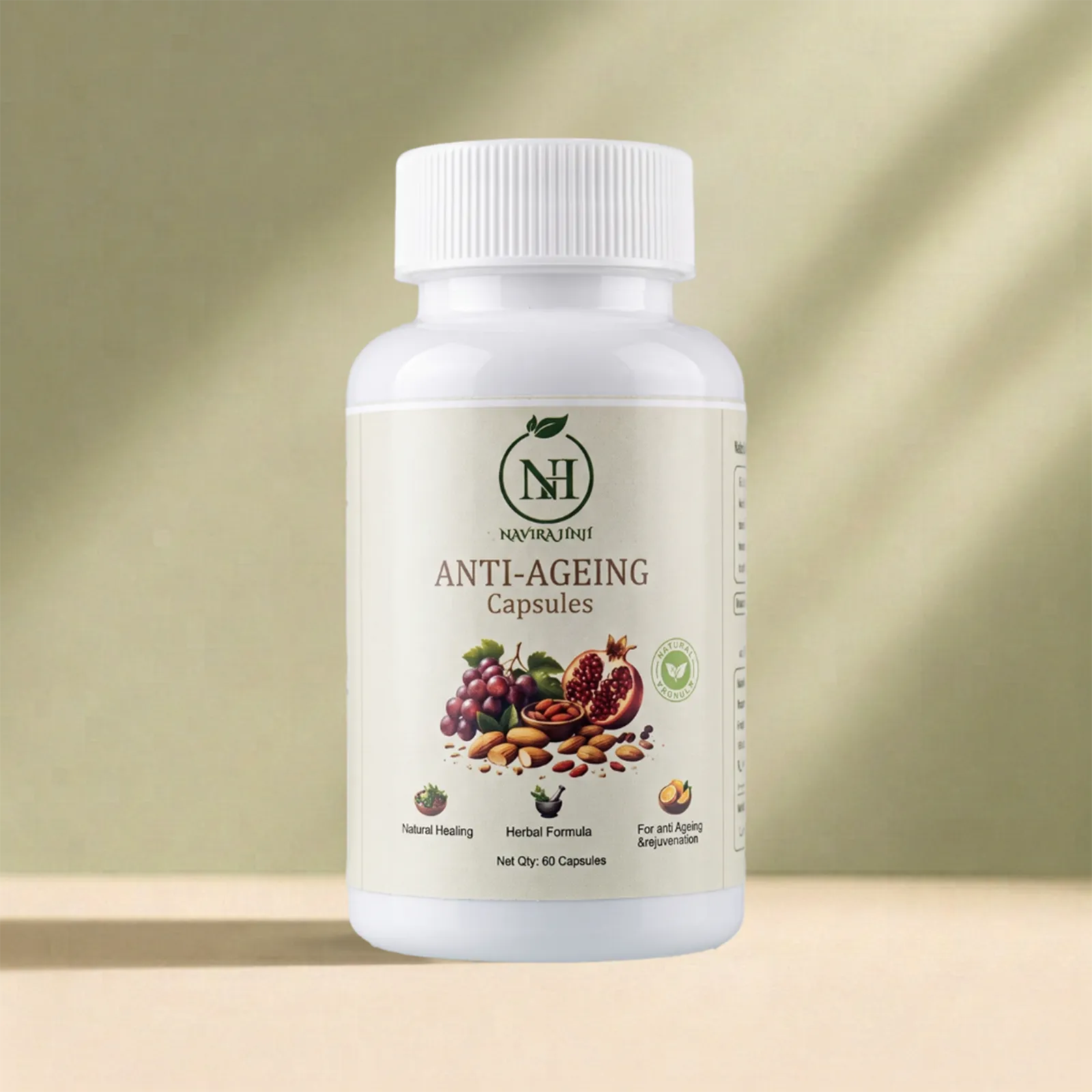 Anti Ageing Capsules | Herbal Supplement with Antioxidant Botanicals for Skin Wellness